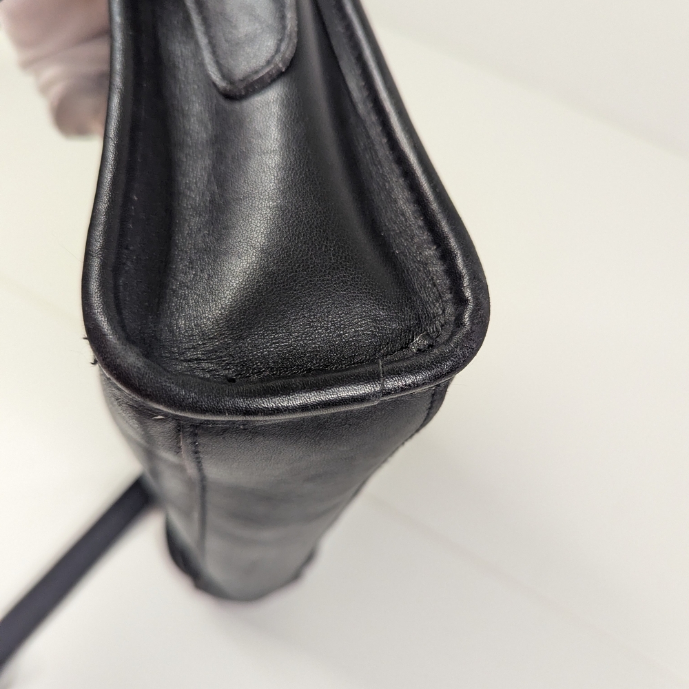Wilson Pelle Studio Black Leather Crossbody Bag - Picture 6 of 15